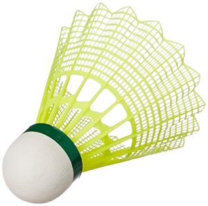 sanchi creation elite mavis 350 nylon shuttlecock multicolor pack of 6 nylon shuttle multicolor
